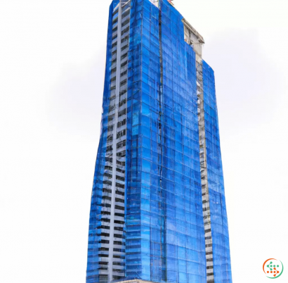 A tall building with a glass front