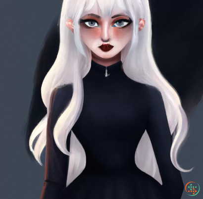 A person with long hair