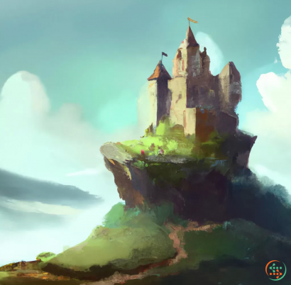 A castle on a rock