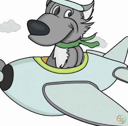 Diagram - A cuddly wolf in an aeroplane