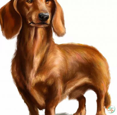 A brown dog with a white background