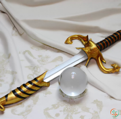 A set of gold and silver spoons on a white cloth