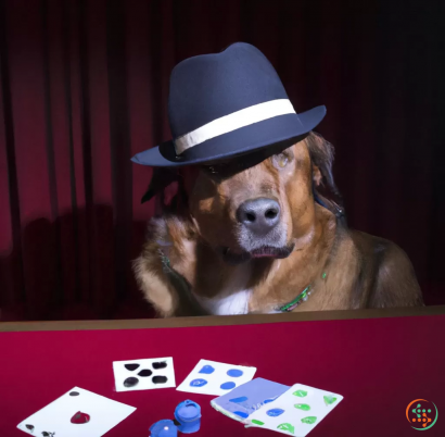 A dog wearing a hat