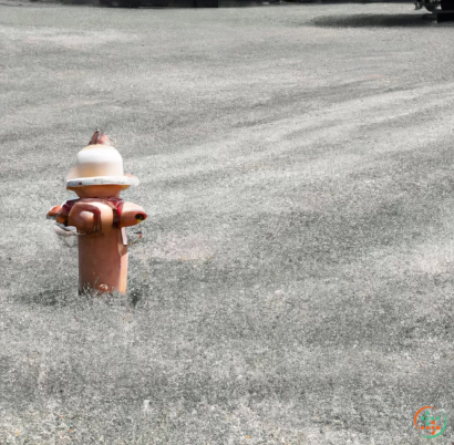 A fire hydrant on the pavement