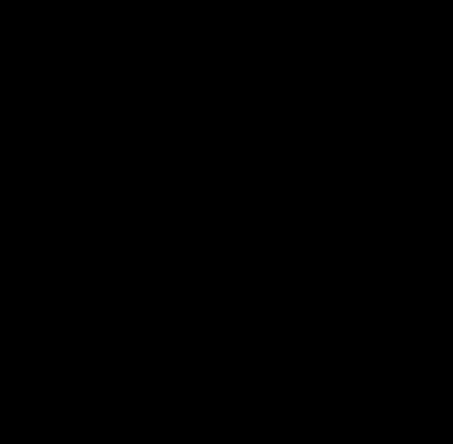 A space shuttle in space