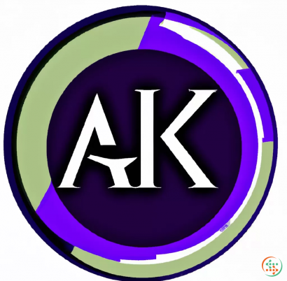 Icon - A logo a cercle with a V and a K insade