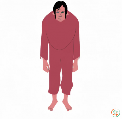 a man with two long arms and two long legs and his whole body is covered with thick dark brown colored hair with a shade of red on his body and tall and has a sunken head