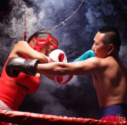 A person punching another man