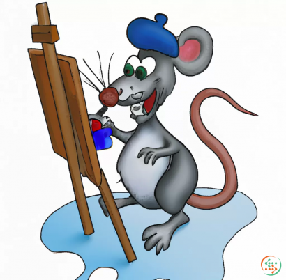Icon - A rat painting a picture