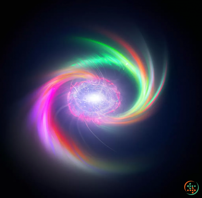 A bright light in space