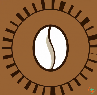 Shape - A simple and modern design featuring a coffee bean or cup in the center