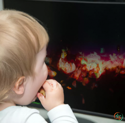 A child eating a fish