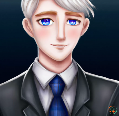 A person wearing a suit and tie