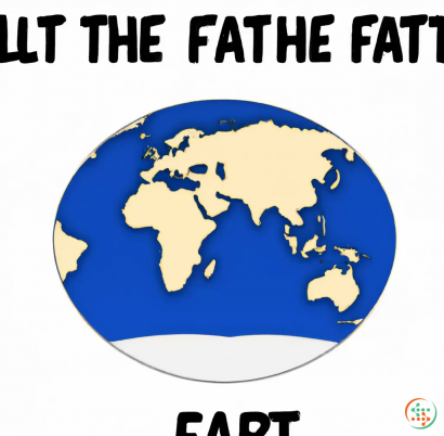 Text - Actual depiction of the flat earth