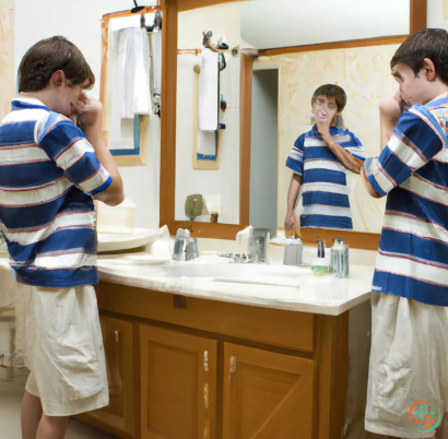 A group of men in a bathroom