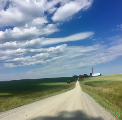 A road leading to a farm