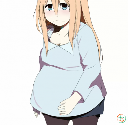 Diagram - An anime girl that is too fat to move