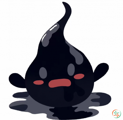 Icon - An oil and sludge Pokémon, blob like, toxic, is a black colour