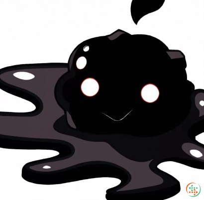 Icon - An oil and sludge Pokémon, blob like, toxic, is a black colour