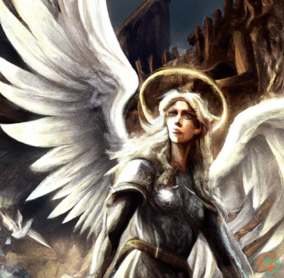 Photorealistic Archangel, Royal, Dystopian, Victorian | Artificial Design