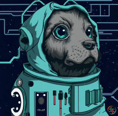 Diagram - astronaut dog, Cyberpunk