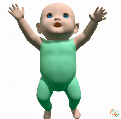 A toy figurine of a baby