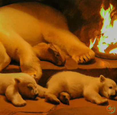 A group of animals lying on a table