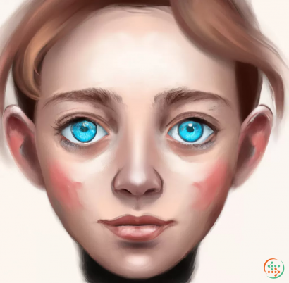 A person with blue eyes