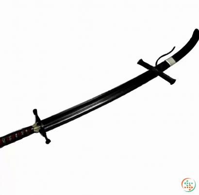 A long black sword