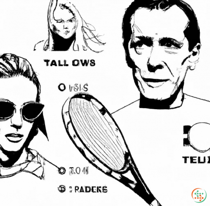 Diagram - Bowie + Paul Weller + Elvis Costello + Fiona Apple, playing tennis