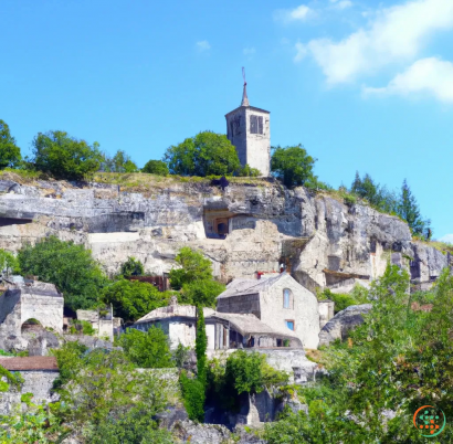 A building on a hill