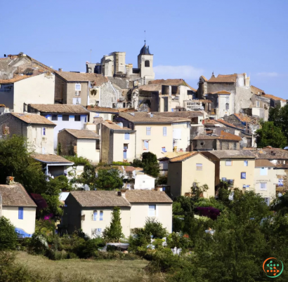 A group of houses