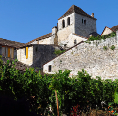 A stone building with a tower