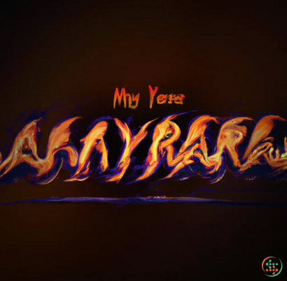 Text - Digital Art of creat a design for my name abaayr meryam For my jetski race using flames