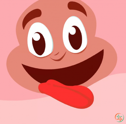 Logo - Cute funny face animated character