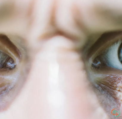 Close up of a person's eyes