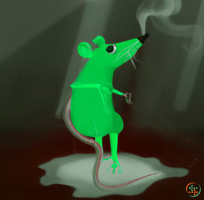 A green frog figurine