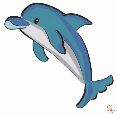 Logo - Dolphin furry style