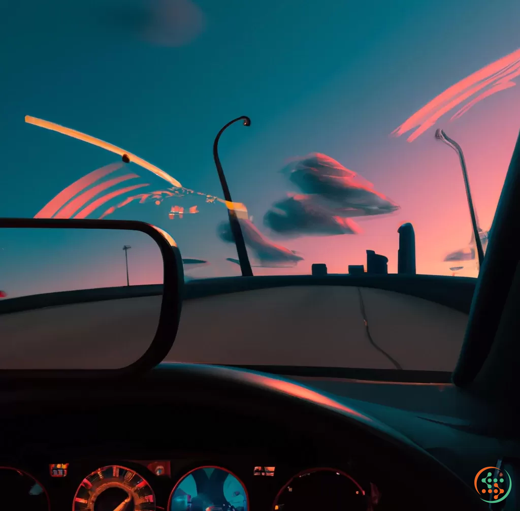 Driving Through The City, Vaporwave | Artificial Design