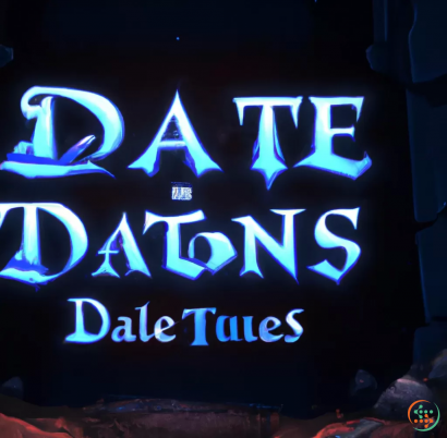 Text - Digital Art of dungeon tales rpg title screen