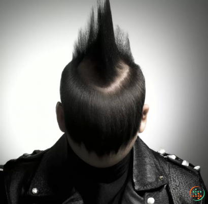 A man with a mohawk