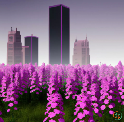 A group of tall buildings