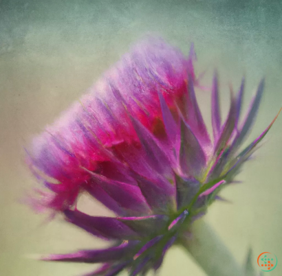 A close up of a flower