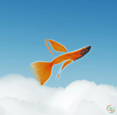 A fish in the sky