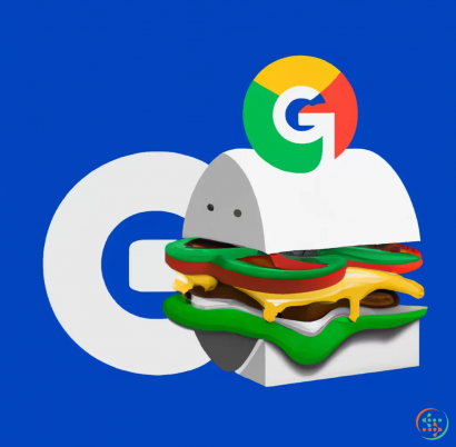 Logo - Digital Art of google logo eating the new office 365 logo like a sandwich