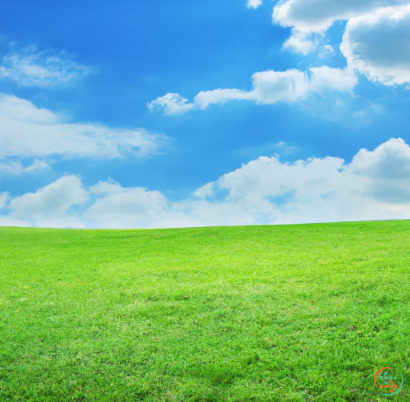 A large green field