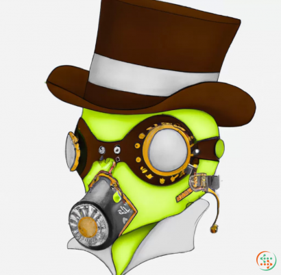 Icon - Greenskull steampunk