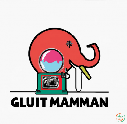 Logo - Digital Art of gumball machine elephant logo