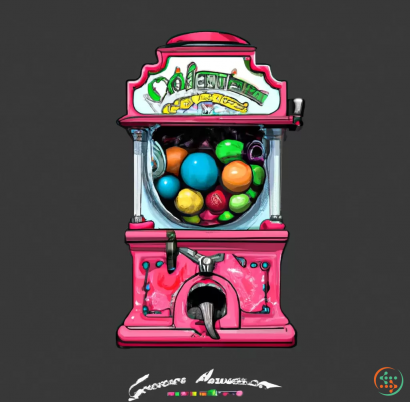 Calendar - Digital Art of gumball machine elephant logo