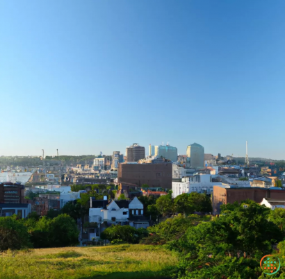 A city with many buildings